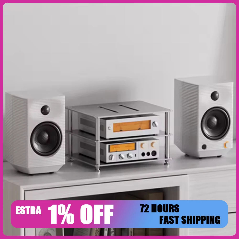 FiiO SP5 HiFi Active Desktop Speaker Subwoofer 120W Stereo Computer Speakers Home Music System with AUX  XLR USB RCA