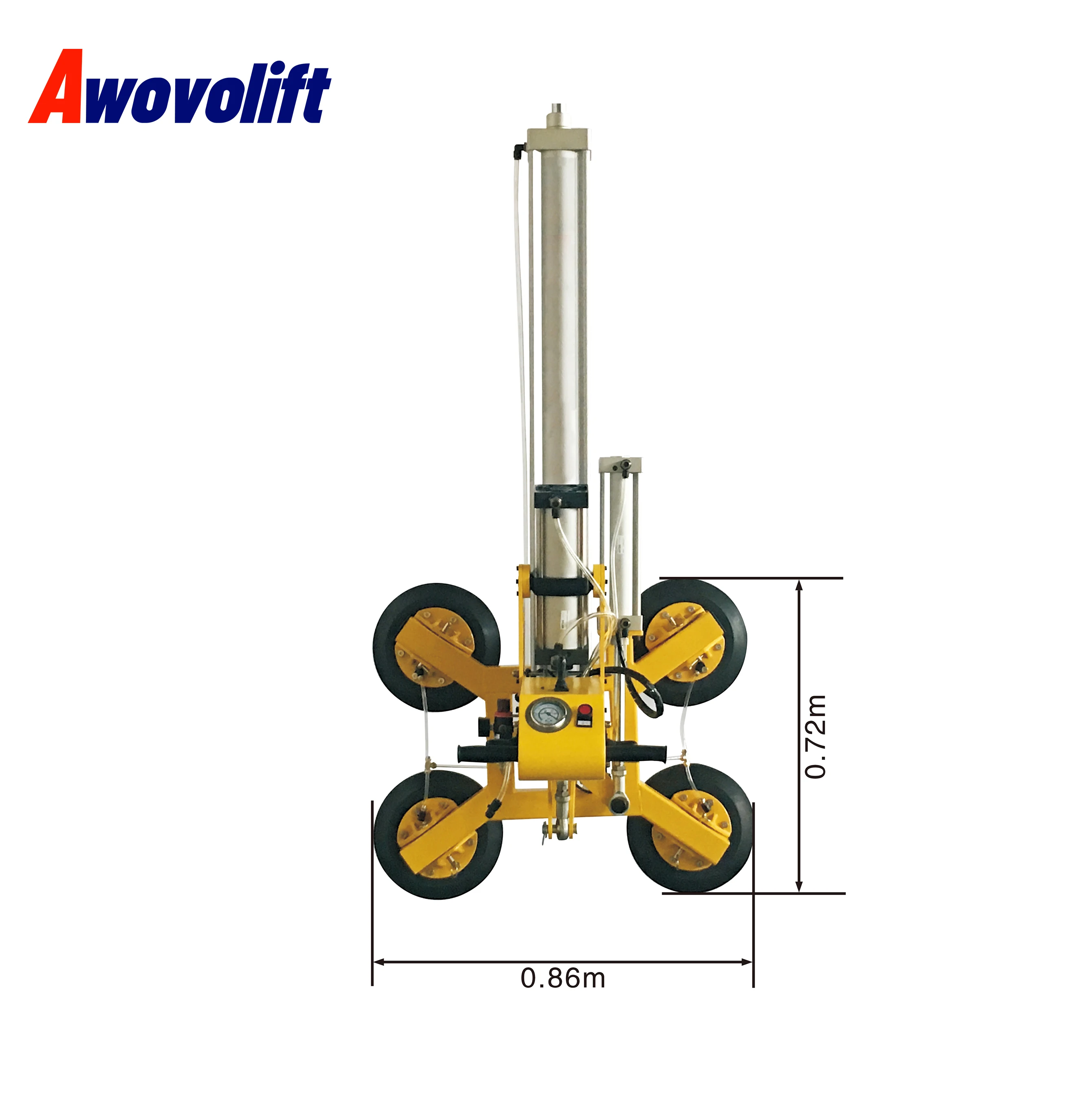 Awovolift Vacuum Lifter With Pneumatic Automatic Flip And Rotate Air Powered  Curtain Wall Glass Vacuum Suction Cup Butt Lifting