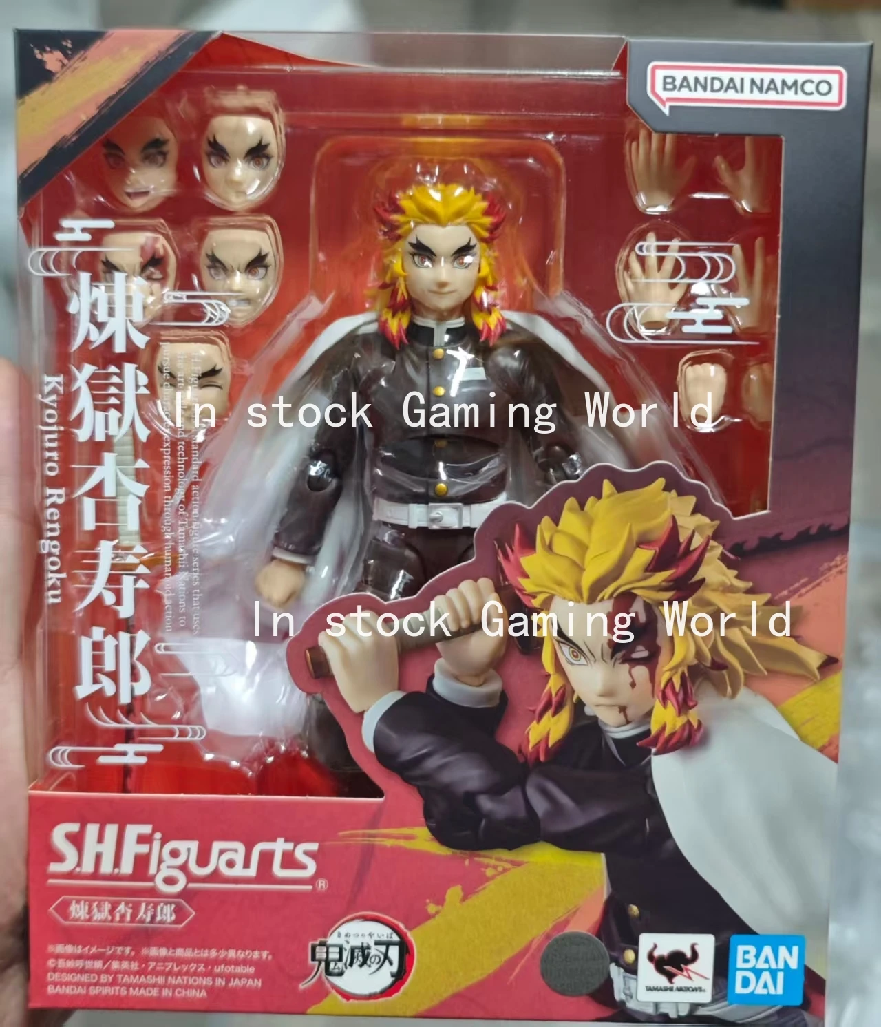 

In Stock Bandai S.H.Figuarts SHF Demon Slayer: Kimetsu No Yaiba Kamado Tanjiro Renseki Anime Movable Figure Model Collectiongift