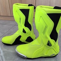 Botas de Motociclismo BENKIA, Estilo Veraniego, Perforadas, Transpirables, Frescas, para Pista, Botas de Carreras