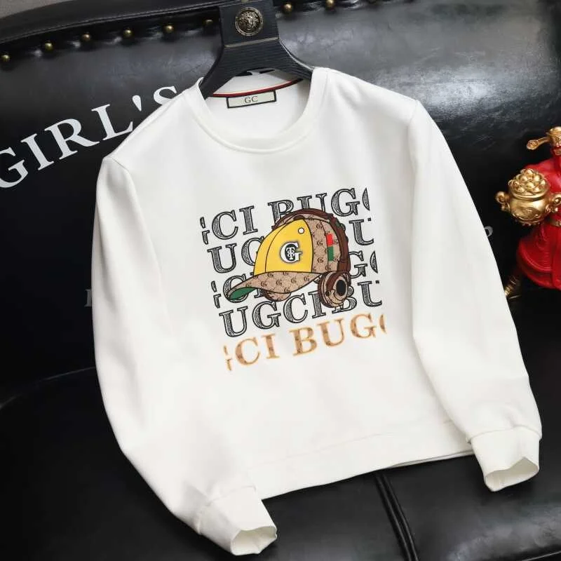 

Faionable round Ne Long Sve Men's Hoodie Versatile Base Layer irt Autumn New Arrival Slim Fit Modern Sle Text Pattern