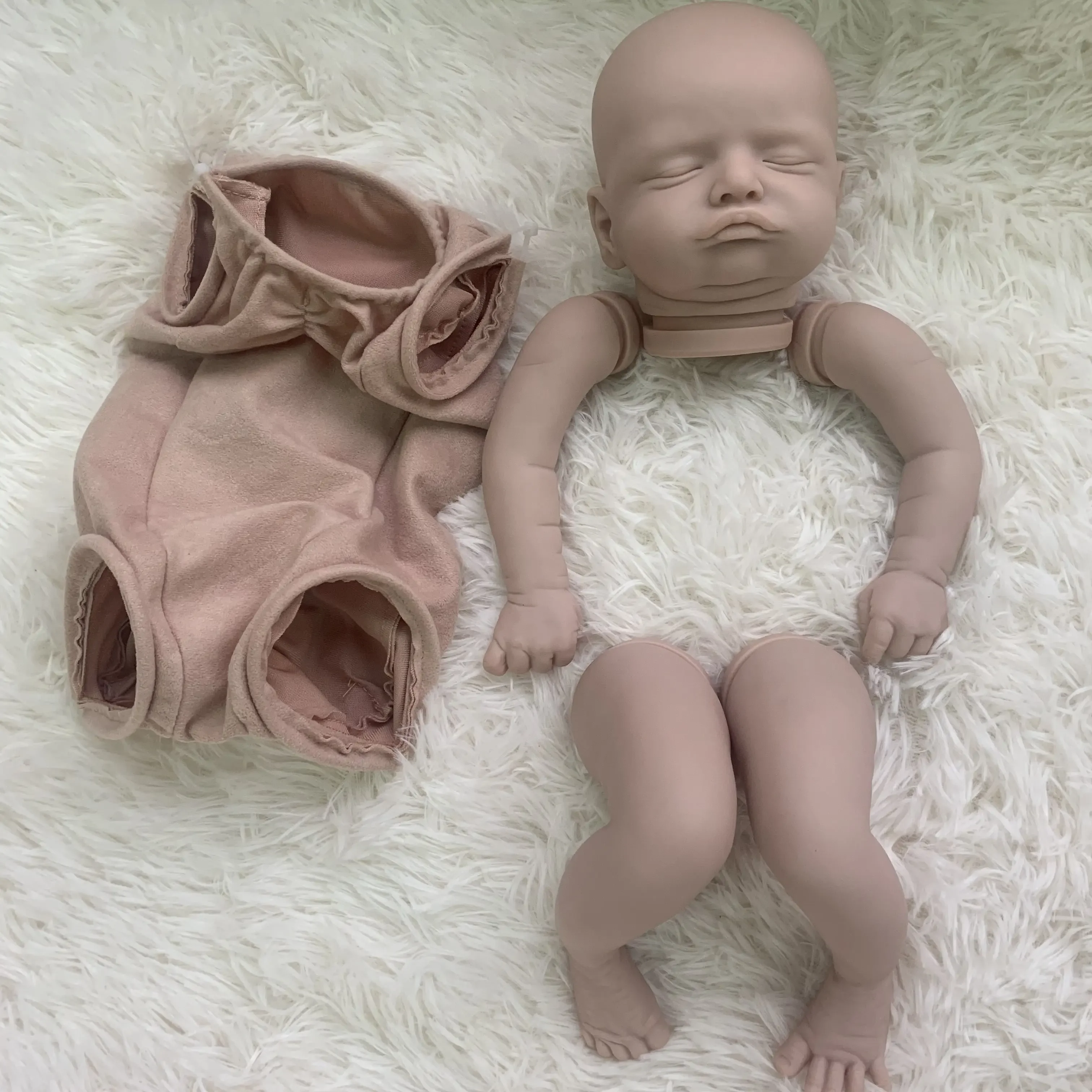 EGO 20 inches reborn Rosalie Vinyl Doll Kit lifelike soft touch fresh color full set doll kit with body popular