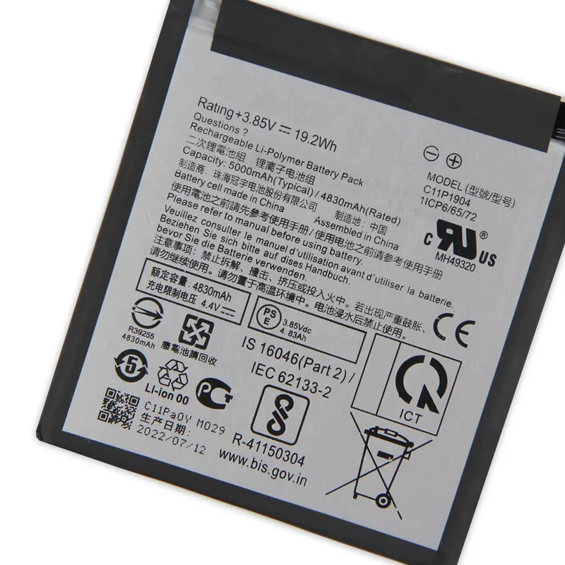 Battery C11P1904 For ASUS ZenFone 8 Flip ZenFone7 7 Pro ZS670KS ZS672KS ZS671KS