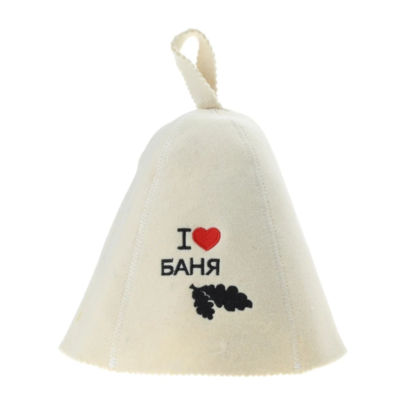 Wool Felt Sauna Hat Anti Heat Men and Women Valentine's Day Present for Lightweight for Protection Experience Warm Drop ship