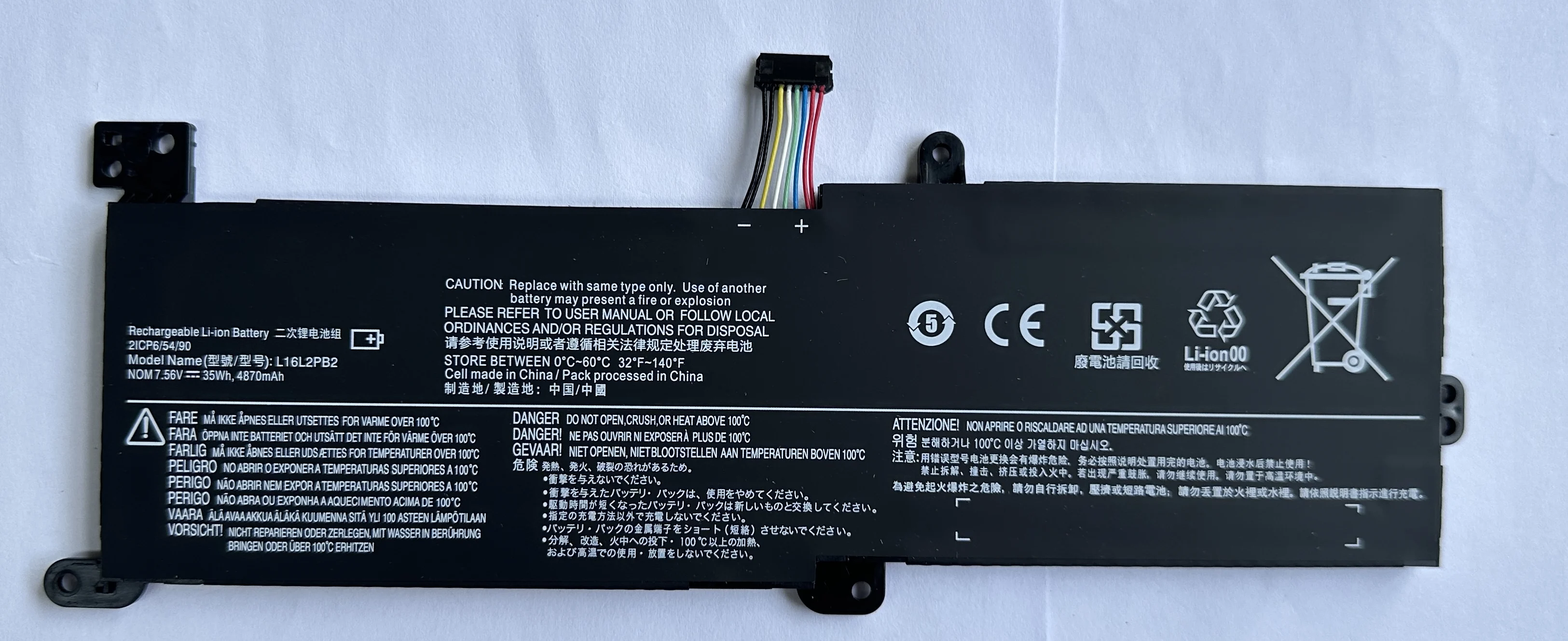 

Factory outlet Laptop Battery L16L2PB2 for Lenovo Ideapad 320-15IKB -15IAP -15AST -15ABR -14ABR 520-15IKBR 330-15IC L16L2PB1
