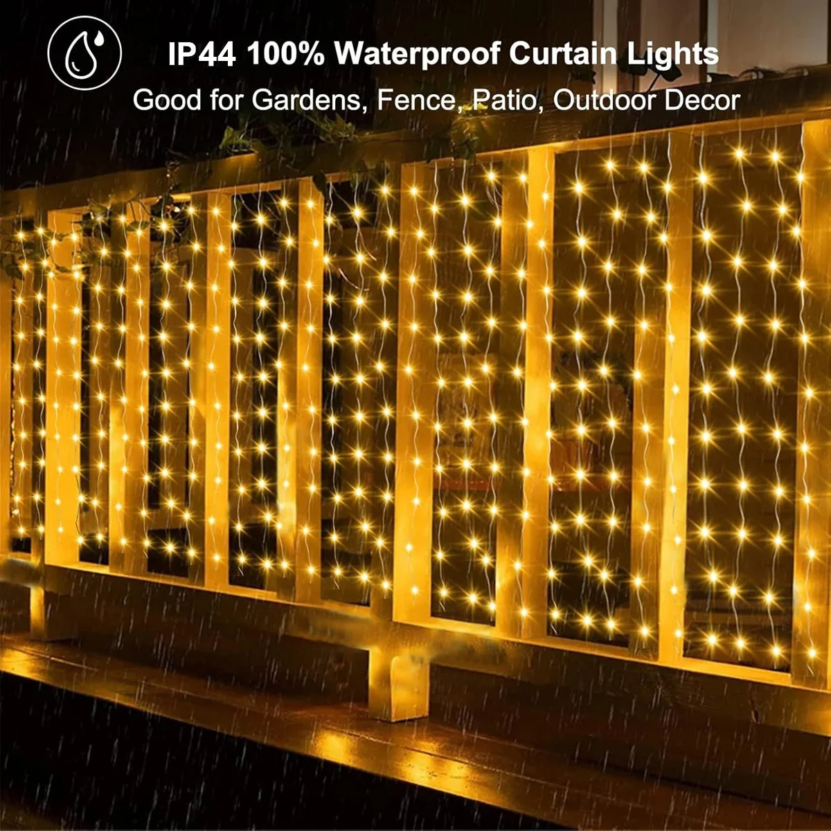 Solar LED String Lights Curtain Light Outdoor Garden Solar Copper Wire Fairy Lights Wedding Holiday Christmas Decor Solar Lamps