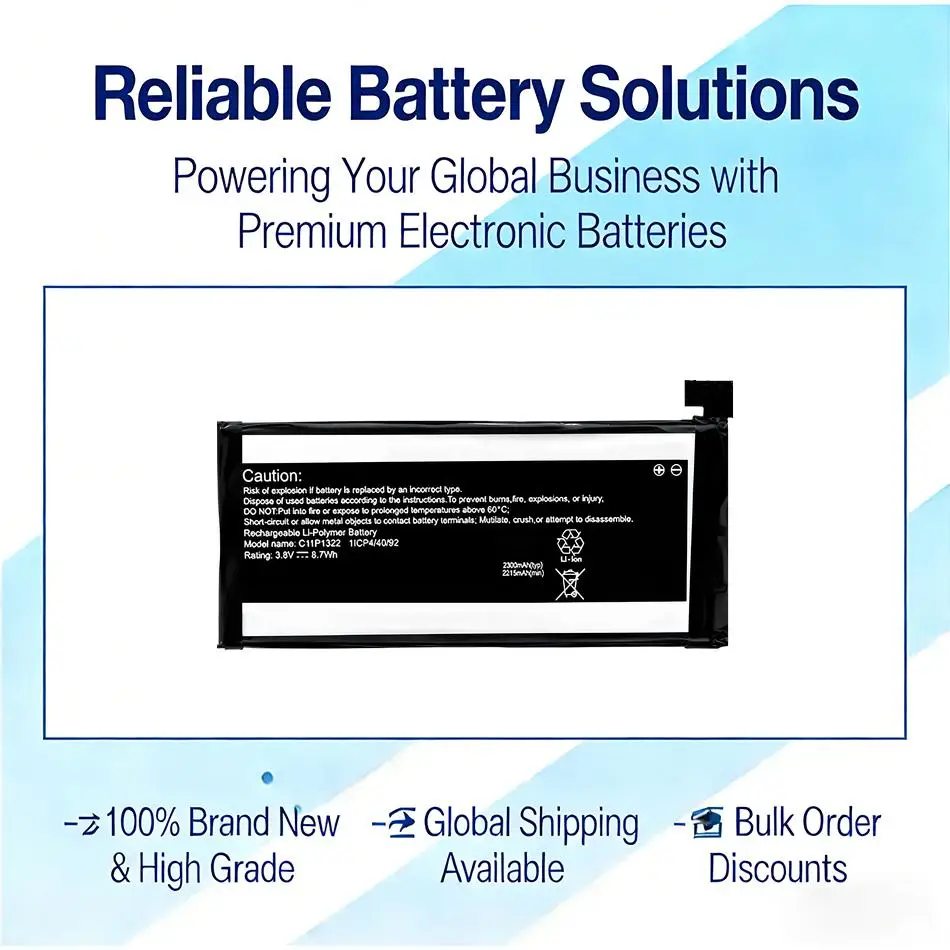 

Tablet Battery For Asus Padfone S for Padfone X T00D PF500KL T00N 2215mAh High Performance C11p1322 Fast Charging
