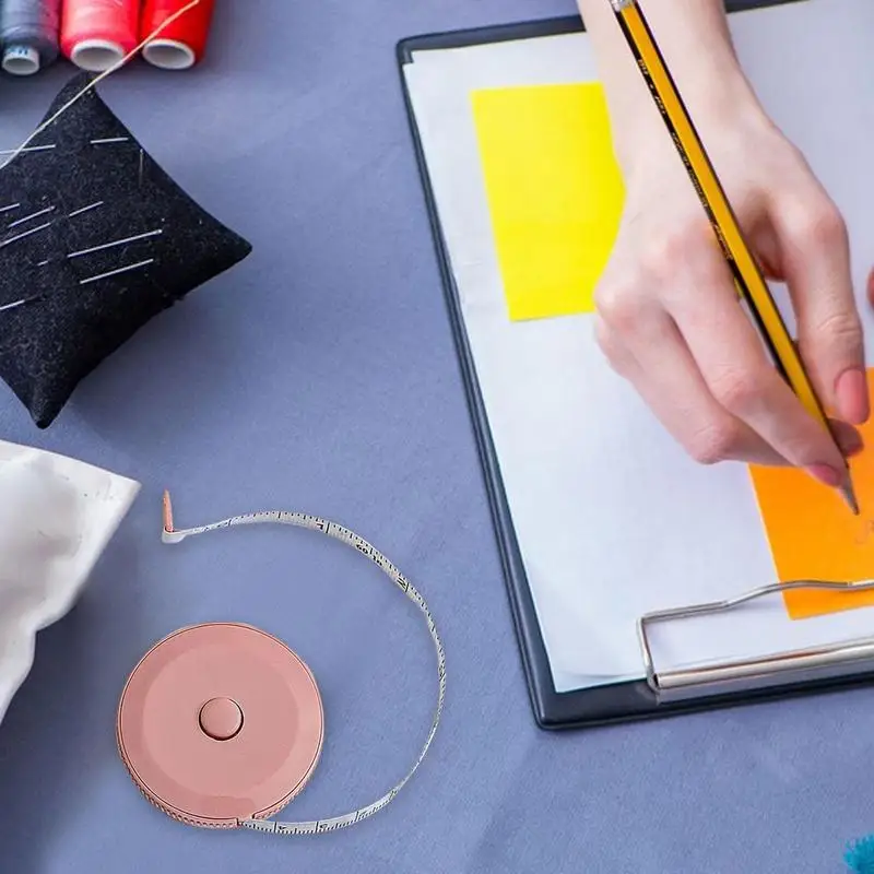 1,5 метров Гибкая линейка для шитья Автоматическая портативная Выдвижная многофункциональная измерительная линейка бюста для одежды швейный инструмент для домашнего использования