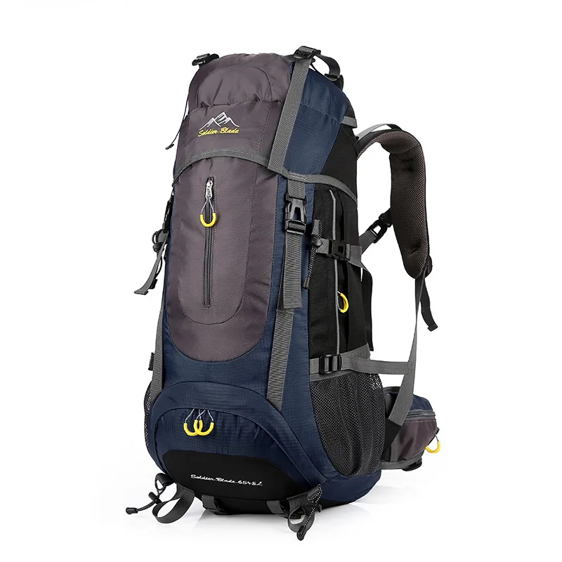 

Factory wholesale 60L Waterproof hiking Mountaineering Backpack travelling backpack for hiking