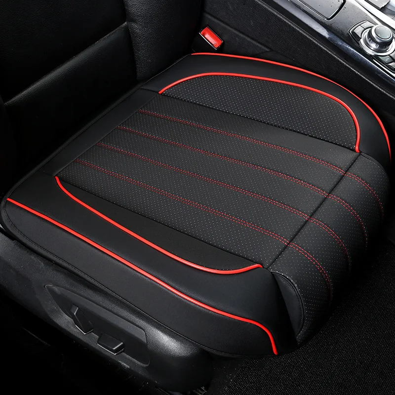 Car Seat Extension Leg Rest Cushion PU Leather Car Front Seat Anti-skid Pad Universal Extended Seat Modification Accessories