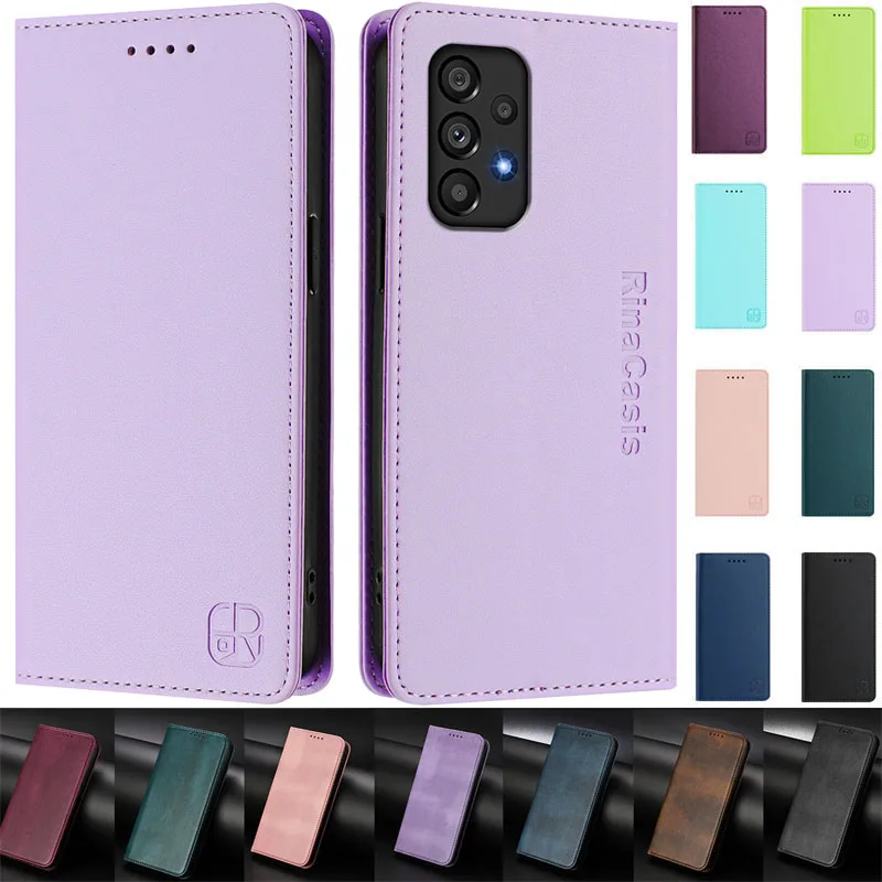 For Samsung Galaxy A53 5G SM-A536B Magnetic Leather Wallet Case for Samsung Galaxy A53 A 53 Case Flip Silicone Back Cover Capa
