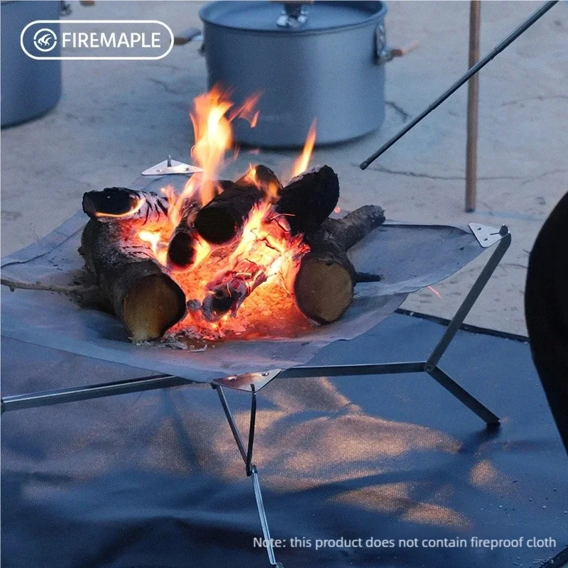 

FireMaple Falling Rainbow Ultra Light Folding Burning Platform Outdoor Camping Barbecue Heating Stainless Steel Grill