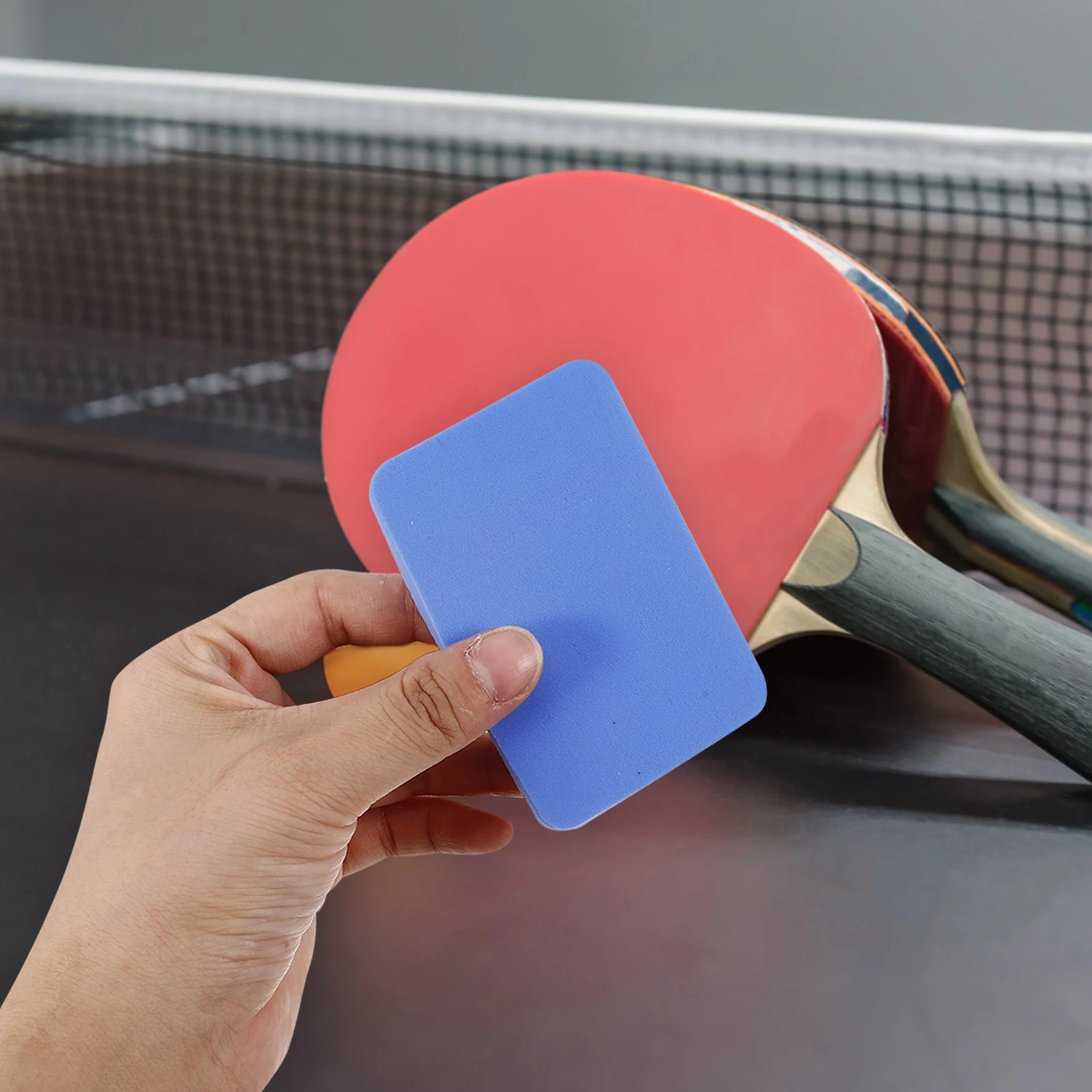 

Soft Sponge Paddle Cleaning Tool Portable Racket Scrubber Wipes Small Cleaner Supply For Table Tennis Maintenance