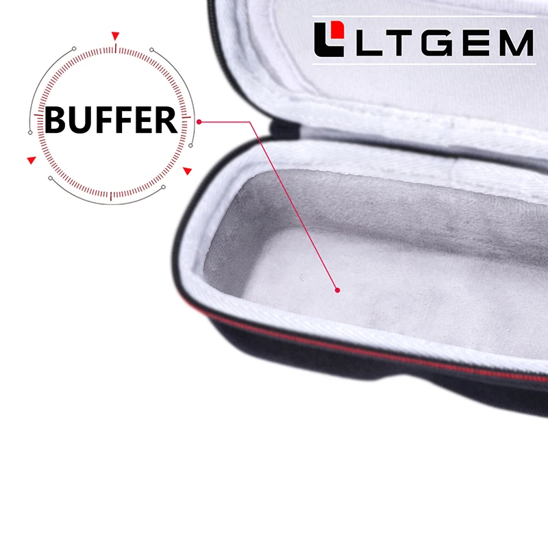 LTGEM EVA Hard Case for Bose Frames Tenor Rectangular Polarized Bluetooth Audio Sunglasses Protective Carrying Storage Bag