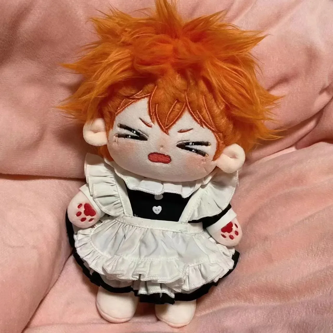 

Фаршированный атрибут аниме 20 см Haikyuu! !Shoyo Hinata Cry Boy плюшевая кукла игрушка тело платье UP хлопок красивый талисман косплей Рождественский подарок