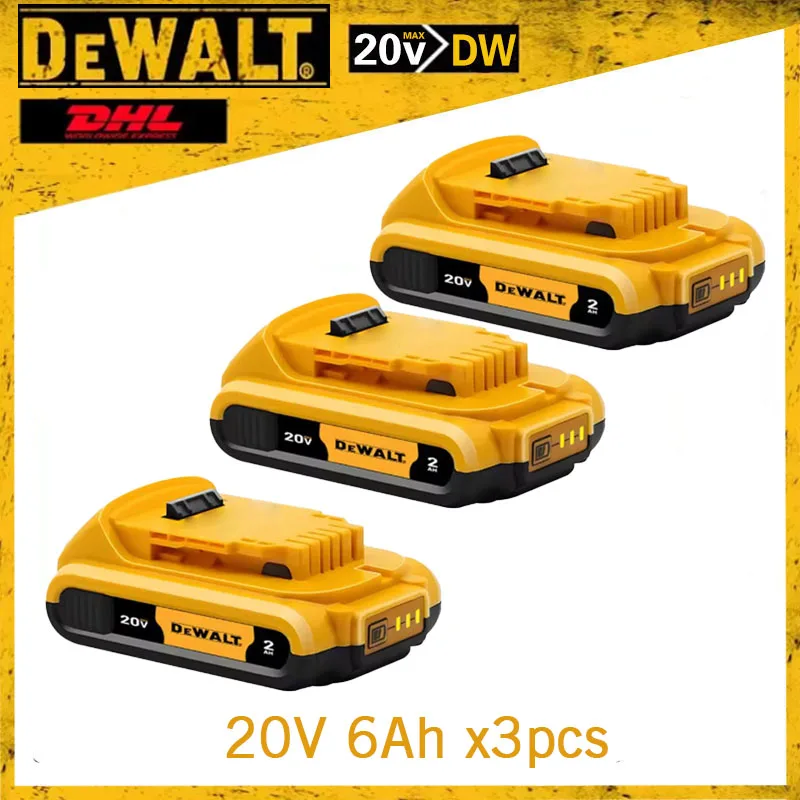 

Genuine Dewalt 20V 2AH Battery, Rechargeable Lithium Ion Battery, for Dewalt DCB DCS DCD DCF DCG Power Tool Replacement Battery