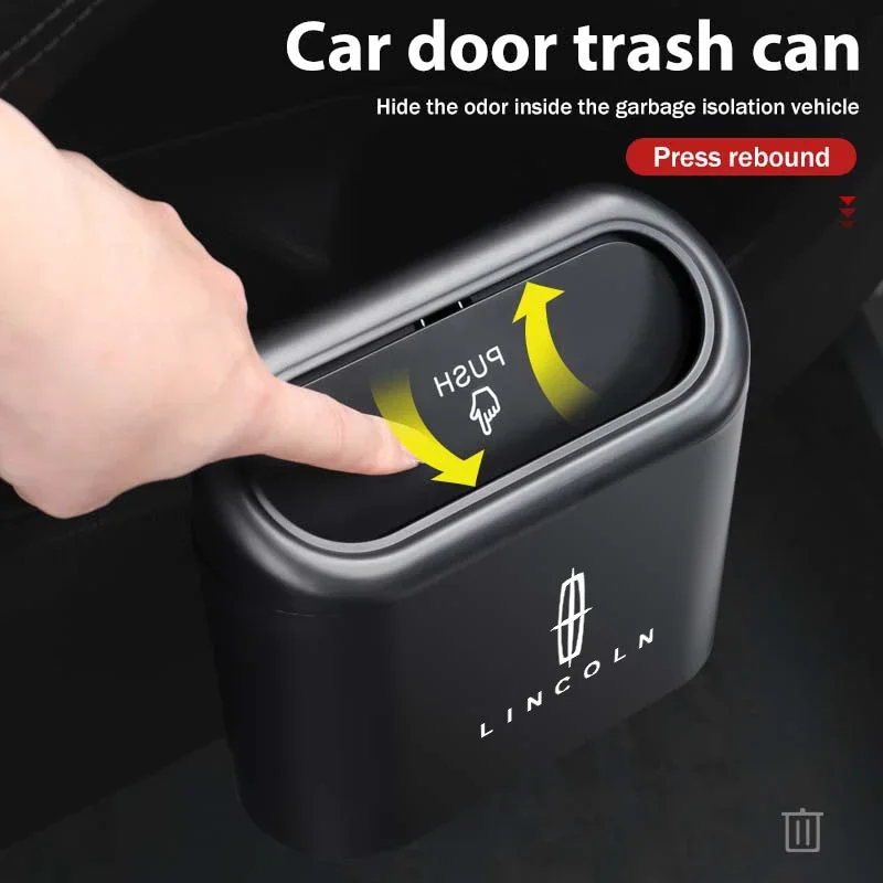 

Автомобильный дверной мусорный бак, универсальный автоматический многофункциональный мусорный бак для Lincoln Navigator Continental Mondeo MKZ MKC Aviator Corsair