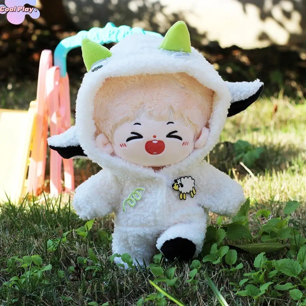 

Suit Animal Jumpsuit 20cm Cotton Doll Clothes Calf Onesuit Doll Winter Outfit Plush Lamb Plush Dolls Clothes Kids Girls Toys