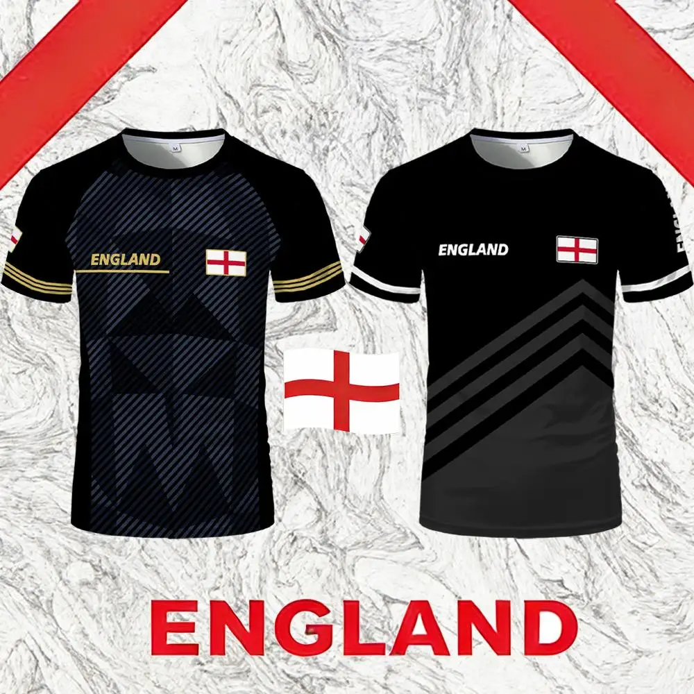 2026 New England Flag Printed Jersey Fashion Casual Streetwear Short Sleeve Top Men's And Women's Soccer Training O-Neck T-shirt