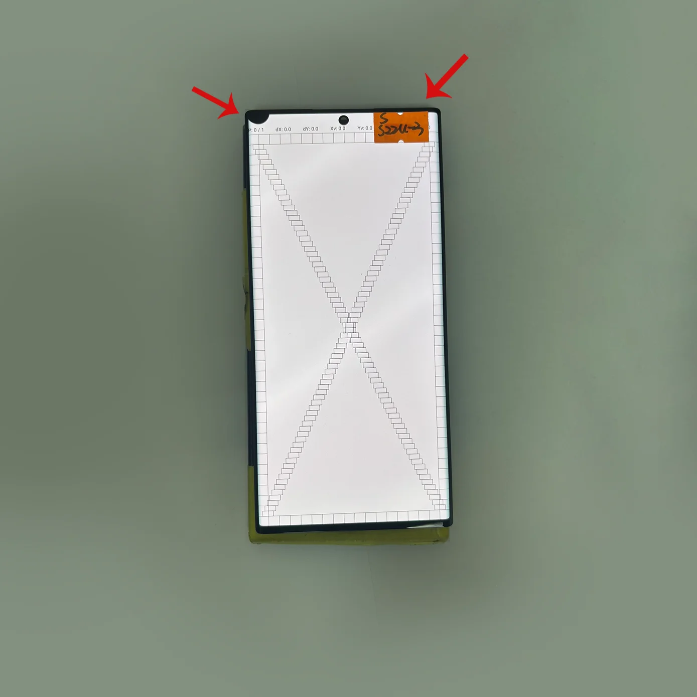 AMOLED screen has defects suitable for Samsung S22 Ultra S908B touch screen replacement component