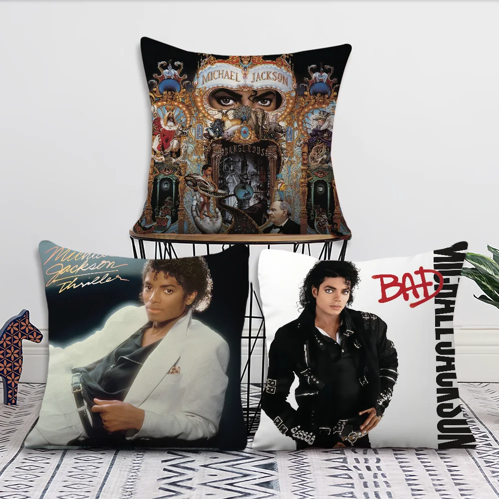 Michael Jackson Legendary Singer Pillow Case Living Room Headboard Bedroom Office Cushion Cushion Sofa Nap Time