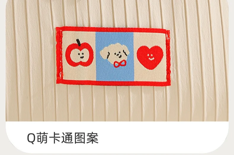 Cute Cartoon Pattern Cosmetic Bag Niche Design Portable Travel Makeup Pouch Organizer Bag for Toiletry Storage Daily Outdoor Use