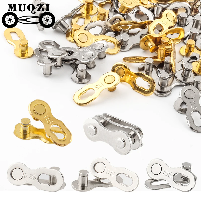 MUQZI 5 Pairs Chain Link 6/7/8/9/10/11/12 Speed MTB Bike Missing Chain Link Connector