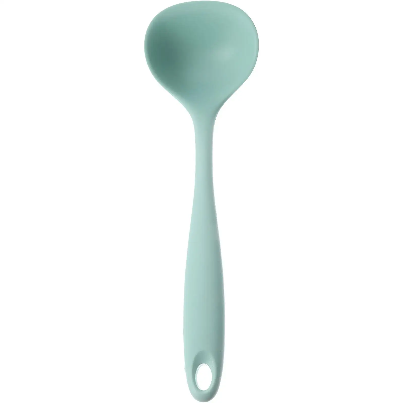 

Silicone Soup Ladle Kitchen Gadgets High Temp Resistant Large Capacity Random Color Cookware Utensils ServingSpoons