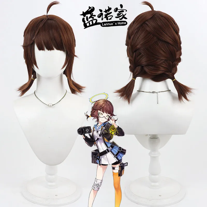 anime-blue-archive-kazamaki-mai-cosplay-wig-halloween-carnival-party-props-synthetic-hair-heat-resistant-fiber-wig-cap