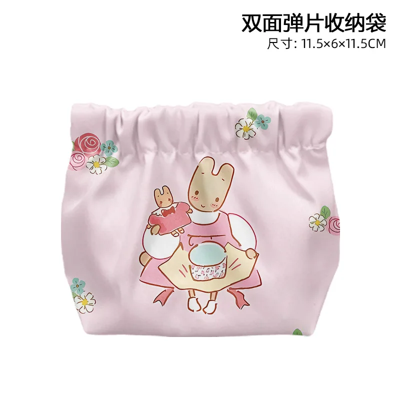 Sanrio Kawaii Marroncream Anime Cartoon Creative Peripheral Coin Purse Wallet Cosmetic Storage Bag Decoration Girl Birthday Gift