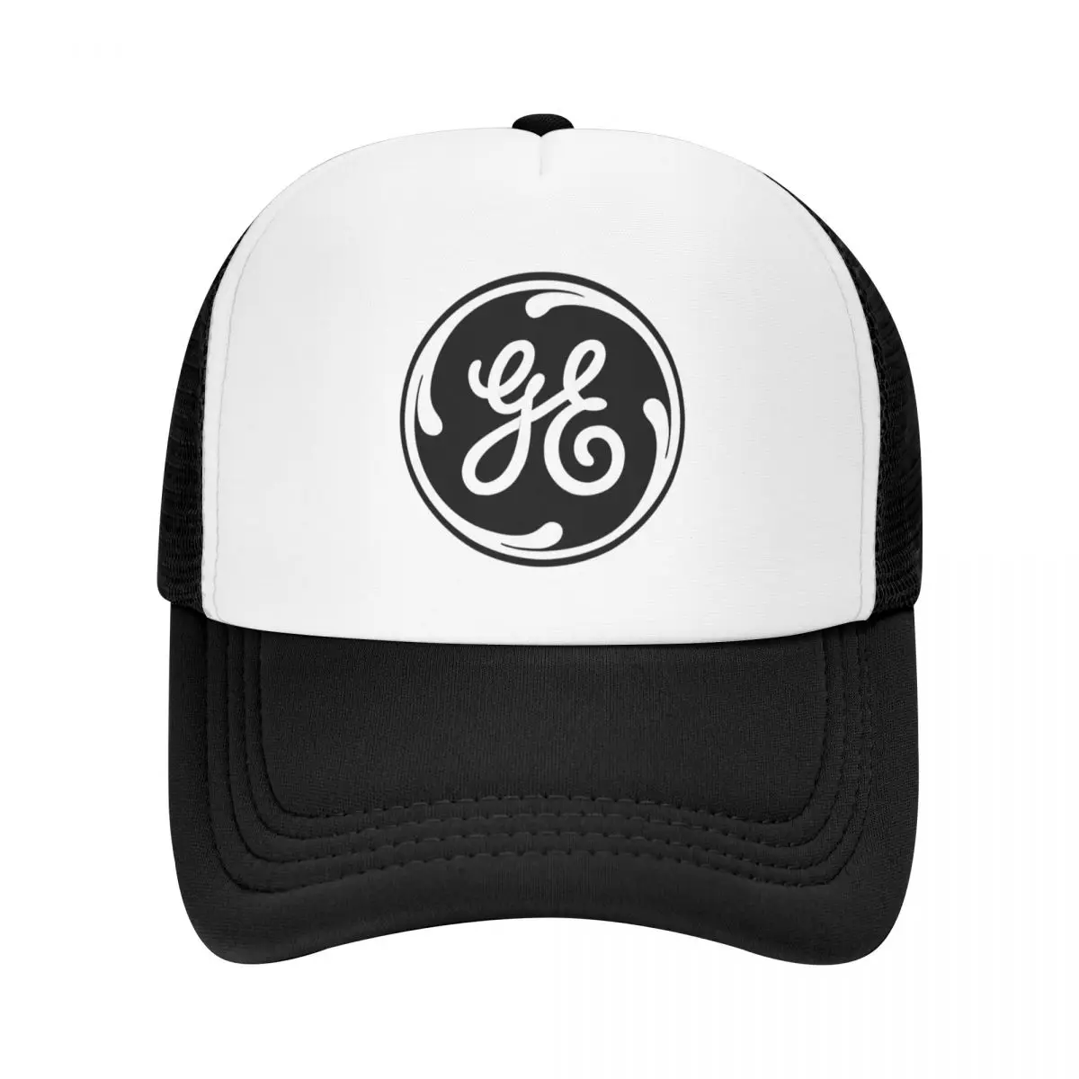 General Electric Logo (black) Baseball Cap Golf Cap Hat Beach Snap Back Hat derby hat Women's Beach Outlet 2024 Men's