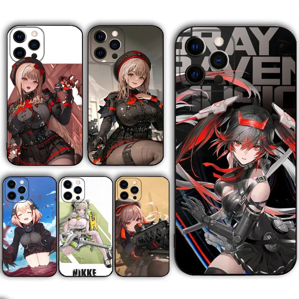 N-Nikke Game Phone Case For IPHONE 15,13,14,12,Mini ,11, Xr, X ,Xs Pro Max 8, 7 Plus Back Cover