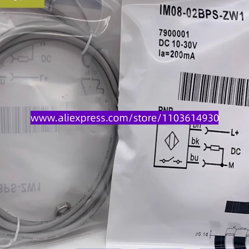 

3 шт. Новый бесконтактный IM08-1B5PO-ZC1 IM08-1B5PO-ZW1 IM08-02BPS-ZWF IM08-02BPS-ZW1 IM08-1B5NO-ZC1 IM08-1B5NS-ZC1 IM08-1B5PS-ZC1