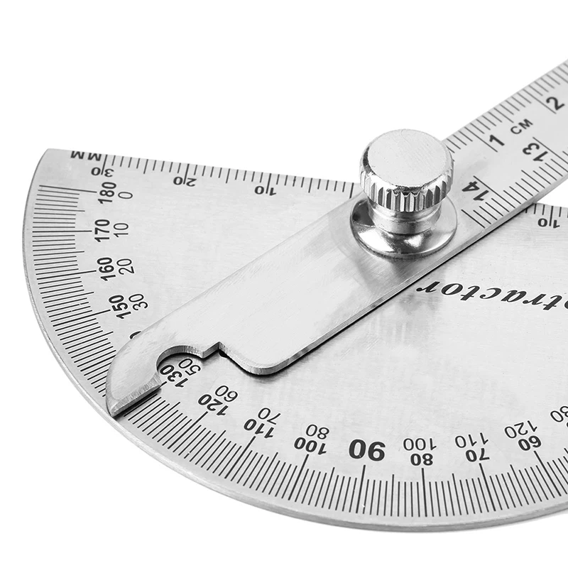 15cm 180 Degree Adjustable Protractor multifunction stainless steel angle ruler