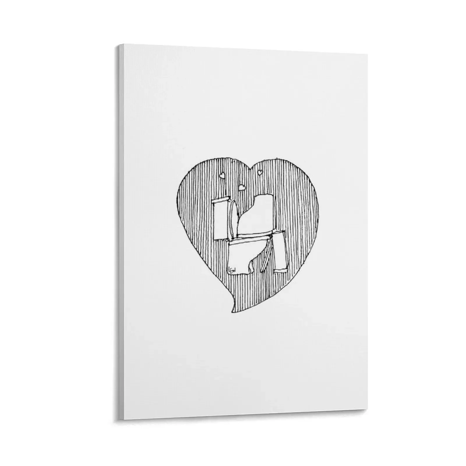 

True Love from ESE RINCON SONRIENTE by Ramon E. Leon Canvas Painting Decor for room decorations for the room