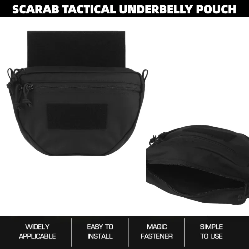 

Scarab Underbelly Hunting Pouch | Low-Profile Battle Belt Essential | MOLLE-Compatible Carrier