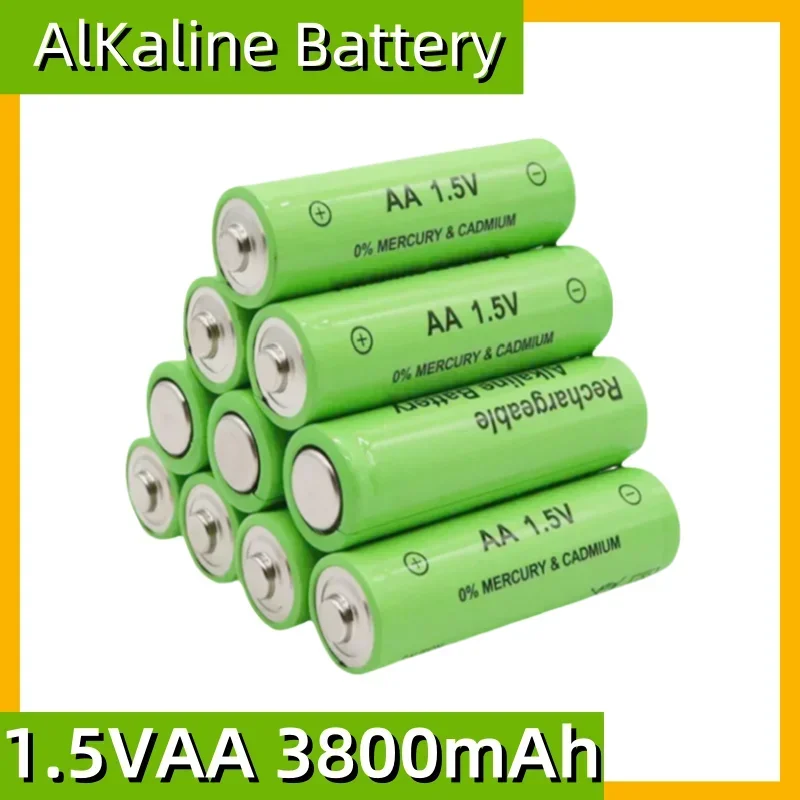 1.5V AA NI-MH Non Rechargeable AA Battery lpega Alkaline 3800 For Torch Toys Clock MP3 Player Replace Ni-Mh Battery