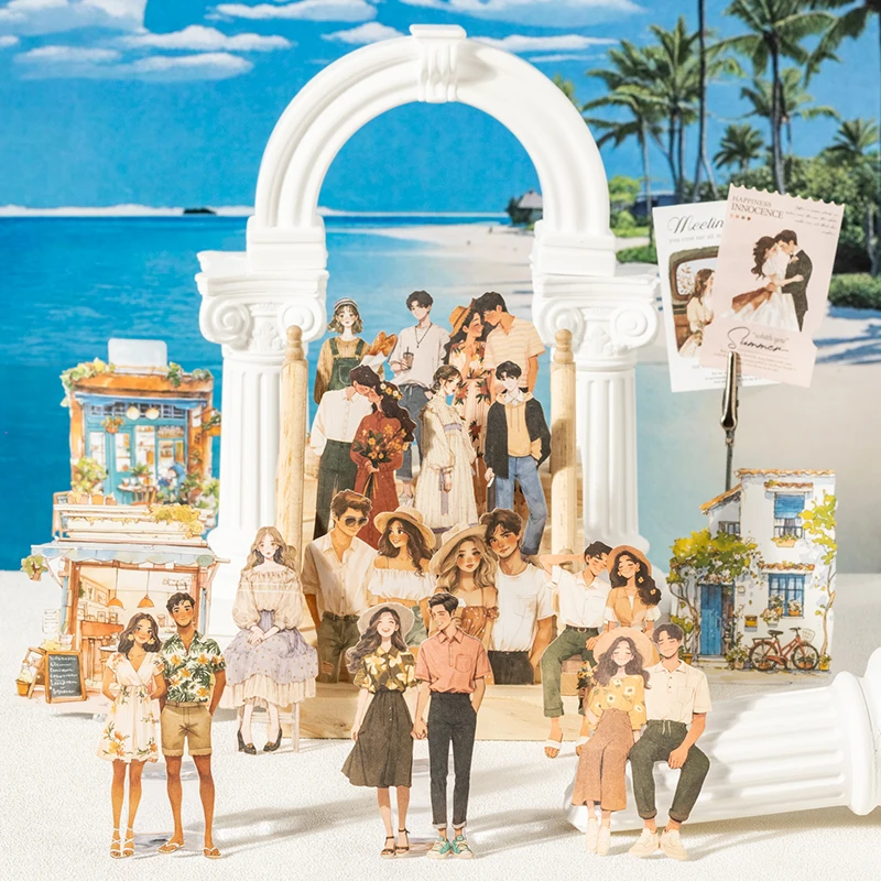 

Серия «Любовное руководство», винтажный персонаж, уличный пейзаж, наклейка, креативный материал для журнала «сделай сам», коллаж, скрапбук, канцелярские принадлежности