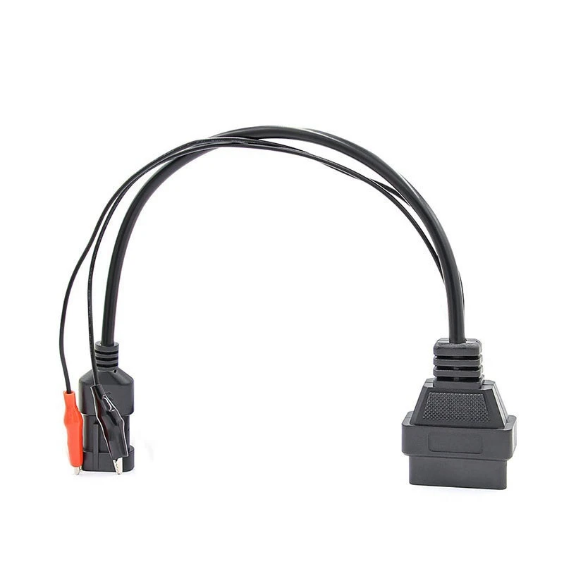 

For Alfa Lancia Fiat 3 Pin To 16 Pin OBDII OBD2 Connector Adapter Car Cable Obd For Fiat 3Pin Diagnostic Cable