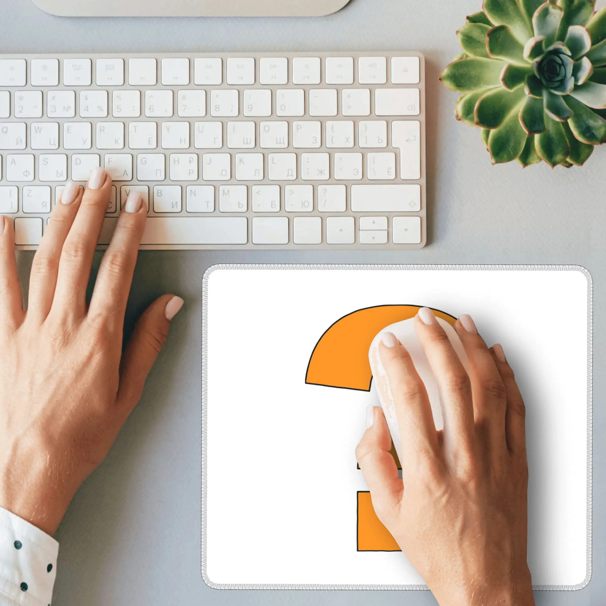 question mark Mouse Pad Computer Keyboard Mouse Mat Gaming PC Laptop Desk Mat Office Accessories Table Mats