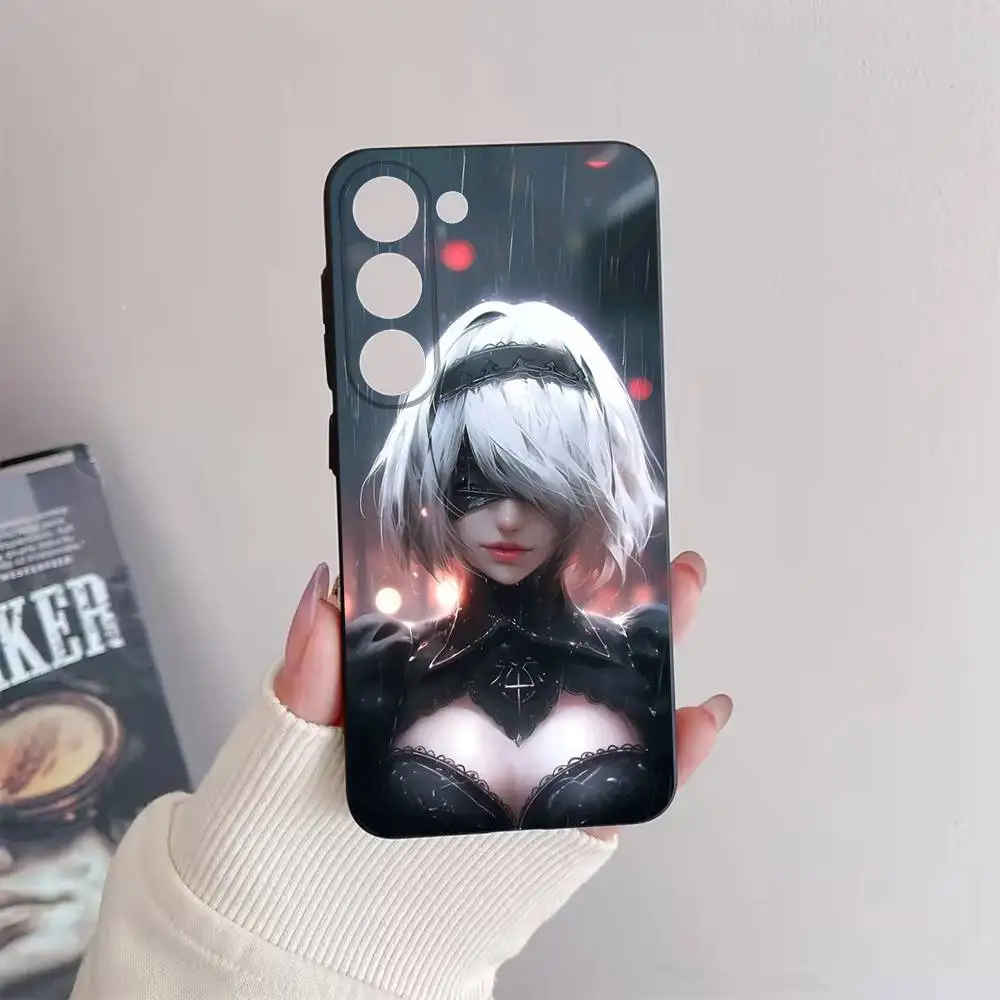 N-NieR 2B A- Automata Phone Case For Samsung Galaxy A 91,80,73,72,71,53,52,51,22,5G Shockproof Soft Black Cover