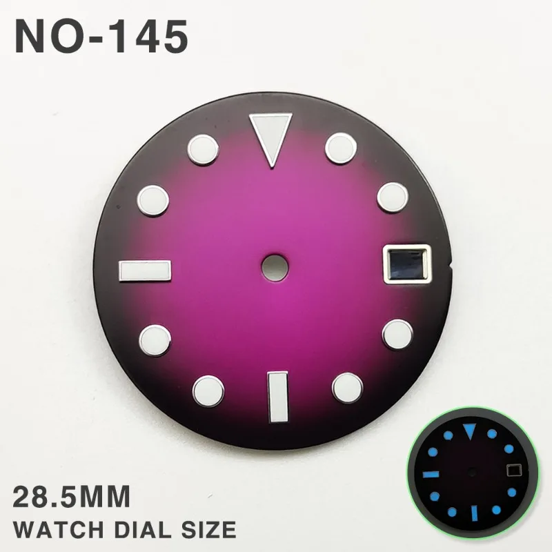28.5MM modified accessories for NH35 dial luminous, substitute Seiko watch literally suitable for NH36/4R movement