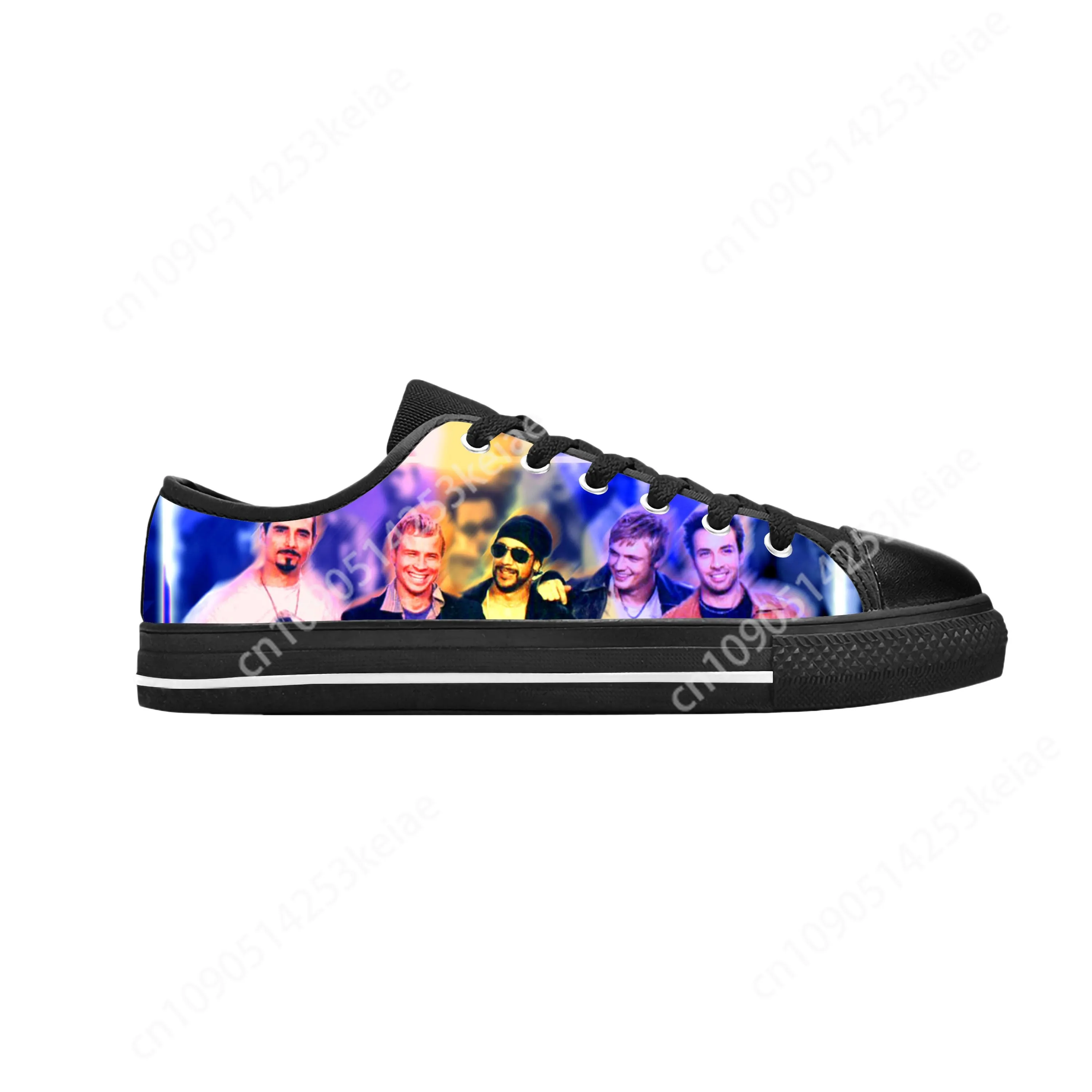 Backstreet Boys Pop Rock Band Music Singer Fashion Casual Cloth Shoes Low Top Comfortable Breathable 3D Print Men Women Sneakers