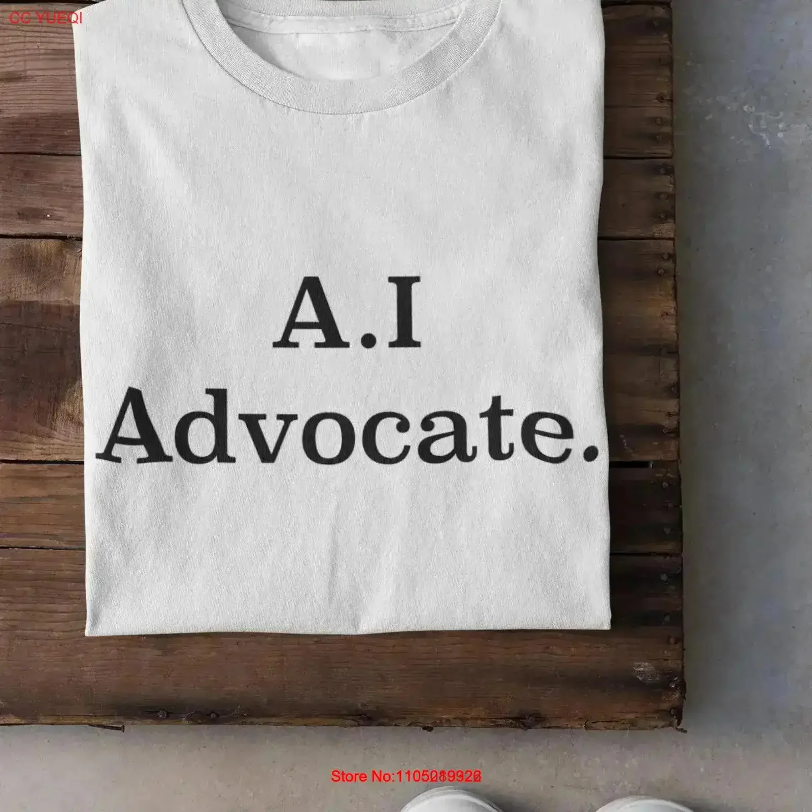 تي شيرت A I Advocate للذكاء الاصطناعي AI Tech Machine تعلم علوم الكمبيوتر الروبوتات برمجة مستقبلية المهوس #1