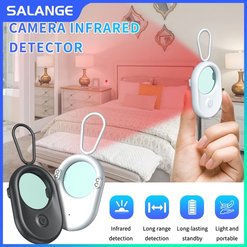 Portable T02 Camera Infrared Detector Cam Finder Gadgets Spy Lens Cameras Sound Signal Finder Long Range Detection Leight Weight