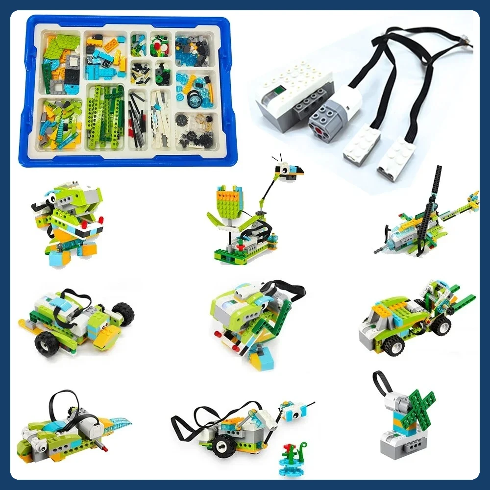 WeDo 2.0 Core Set Educatieve bouwstenen - Compatibele onderdelen 45300 DIY-functie Kerstcadeauspeelgoed voor kinderen