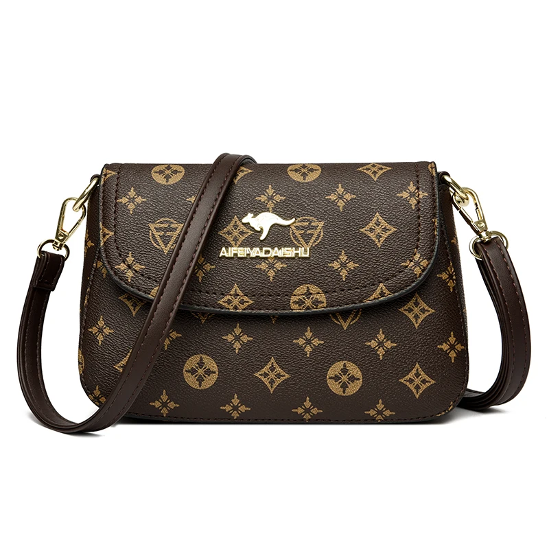 Retro Fashion Print HIgh Quality Handbag Purse Women Casual Crossbody Bags for Women Shoulder Bags Luxury Ladies Tote 2024