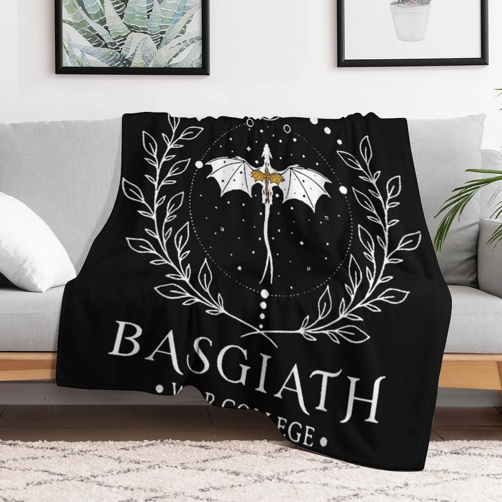 Fourth Wing Basgiath Two Sided Romantasy Dragons Yarros T-Shirt Throw Blanket decorative Beach Blankets