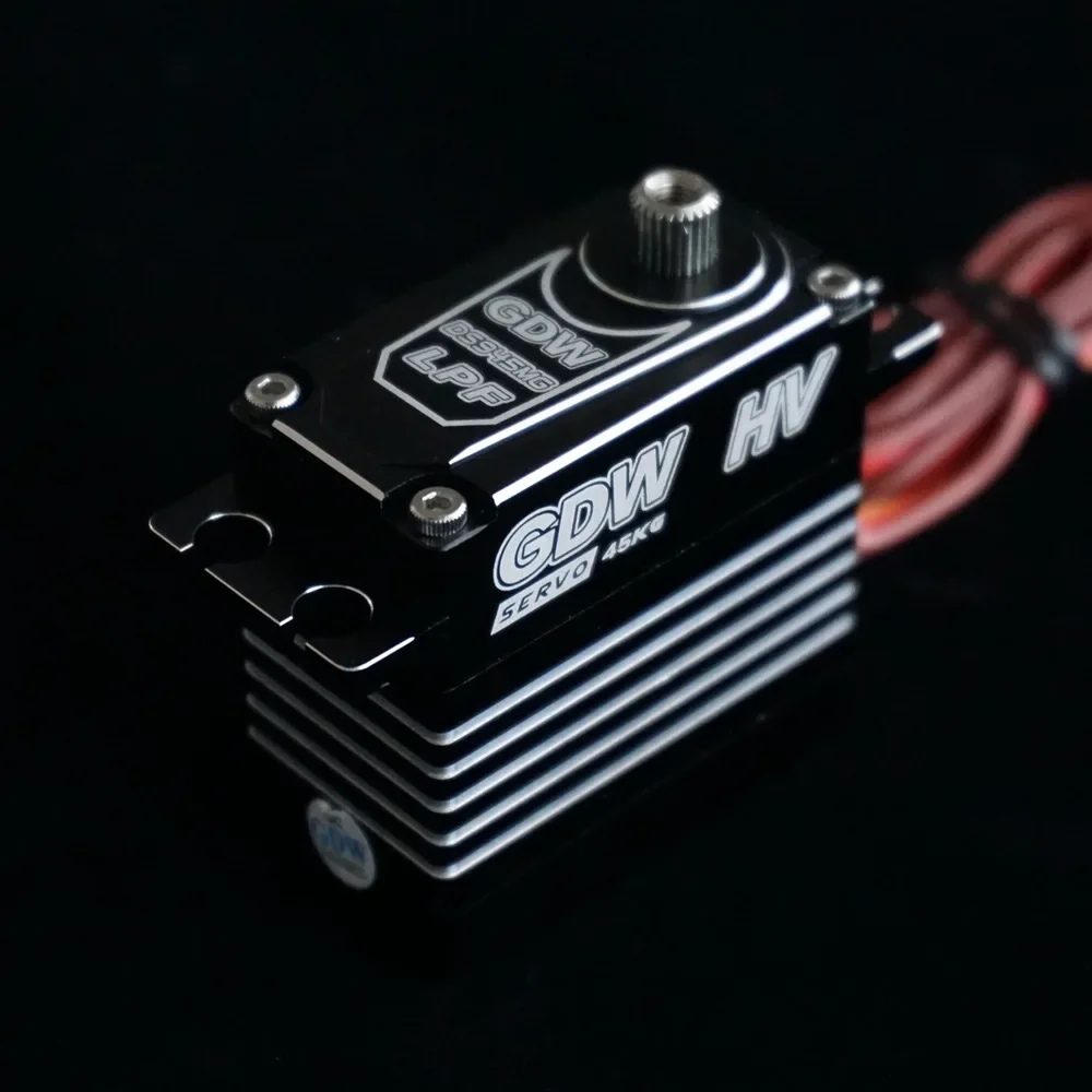 GDW DS945MG RC محرك سيرفو رقمي بدون قلب تروس معدنية كاملة لسيارة RC ثابتة الجناح Turbojet UAV Robot Servos (1/2/4 قطعة)