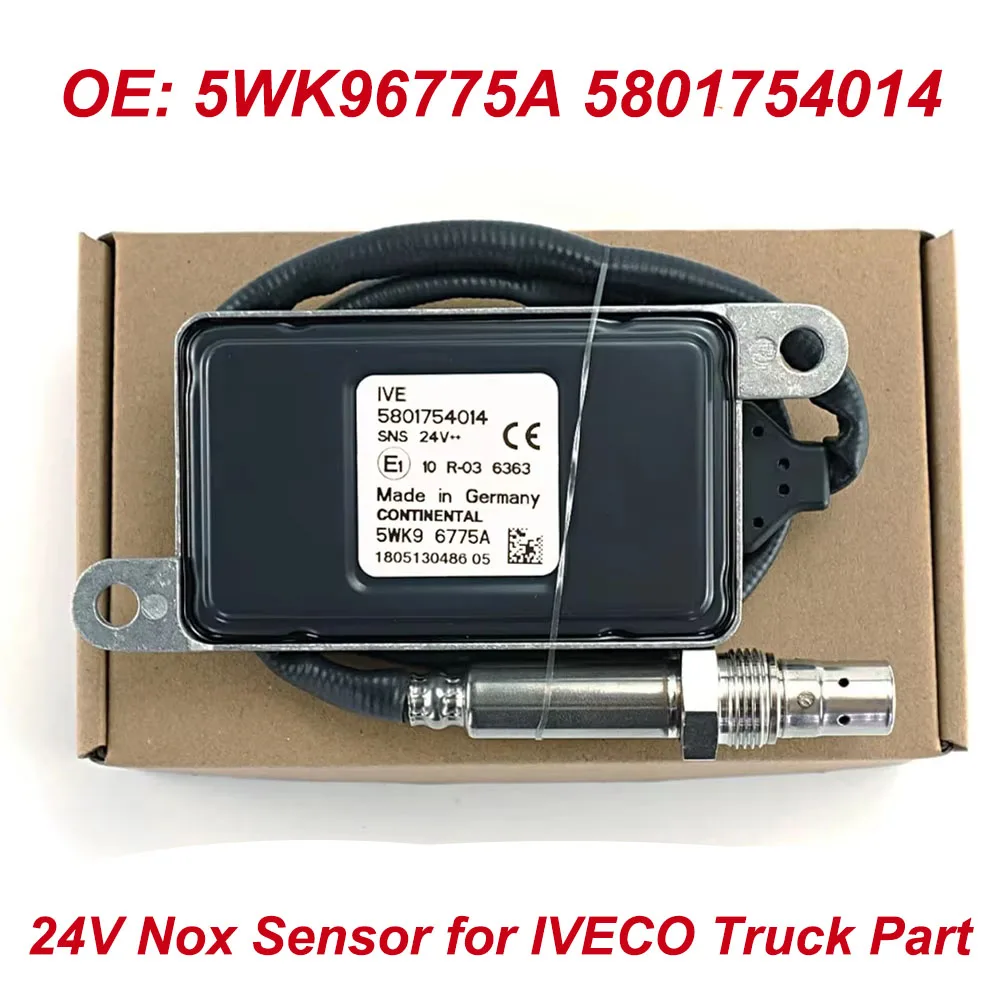 5801754014 5WK96775A 5WK9 6775A NEW 24V Nitrogen Oxygen Sensor For IVECO Trucks Buses Diesel Exhaust Gas Detection Nox Sensor